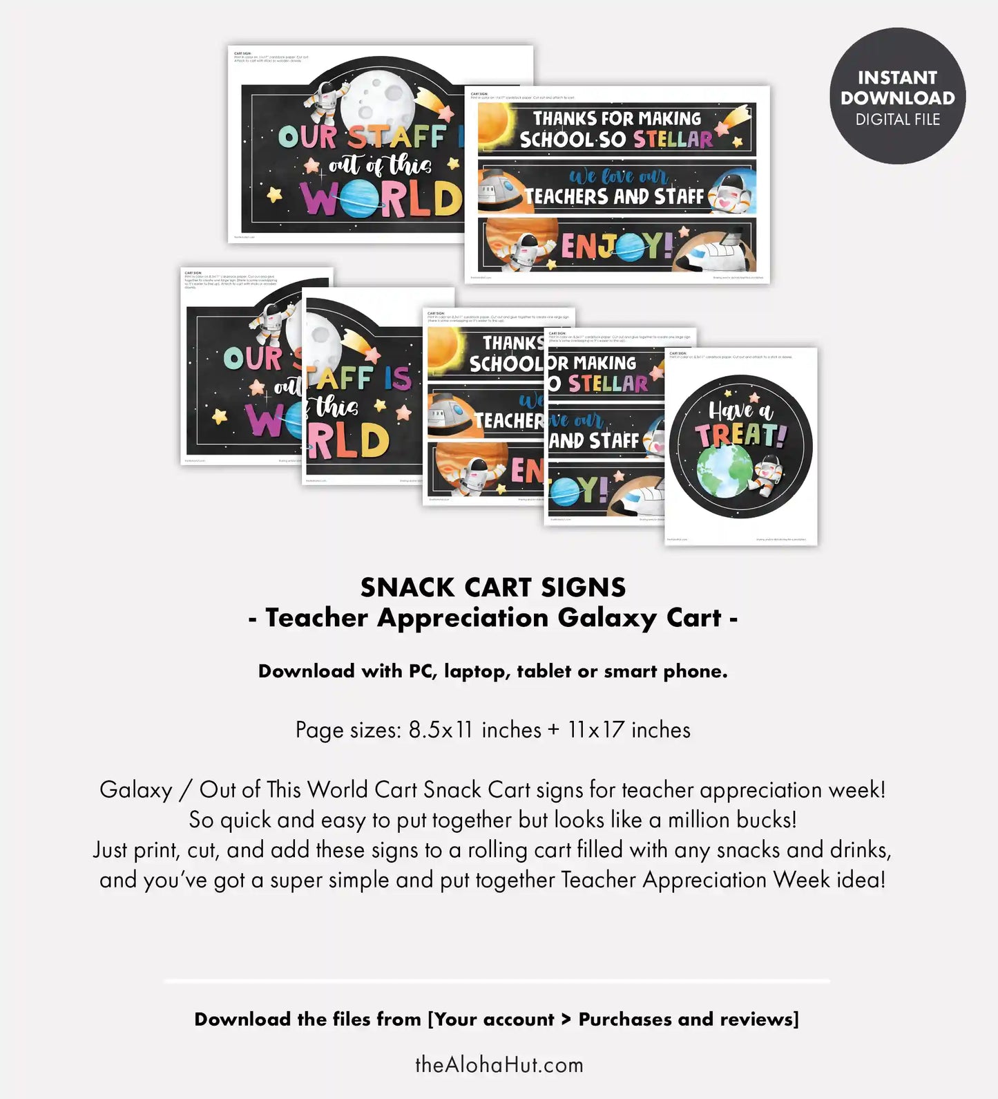 Galaxy Snack Cart - Teacher & Staff Appreciation
