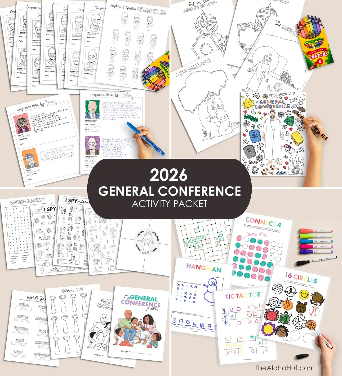 2026 General Conference Activity Packet for Kids