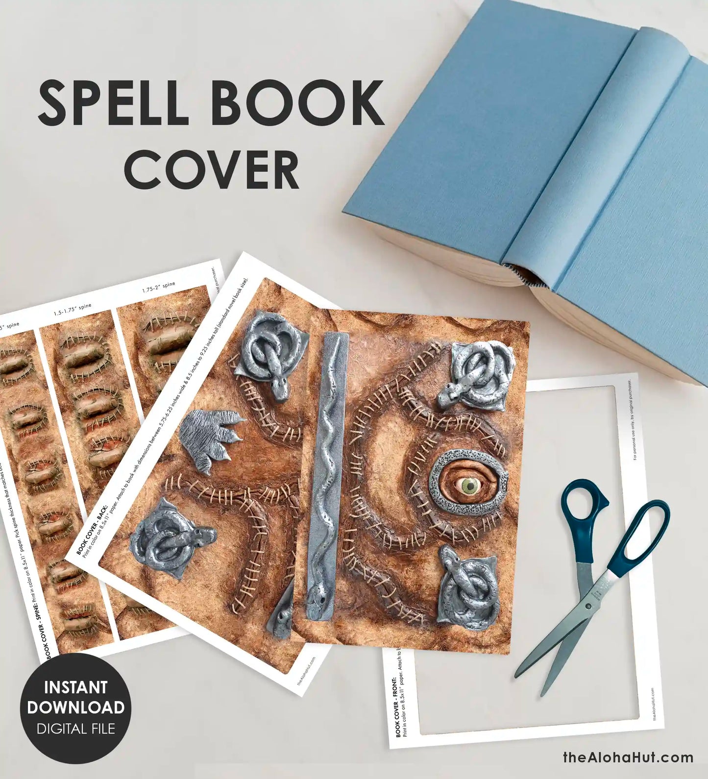 Hocus Pocus Spell Book Cover / Prop