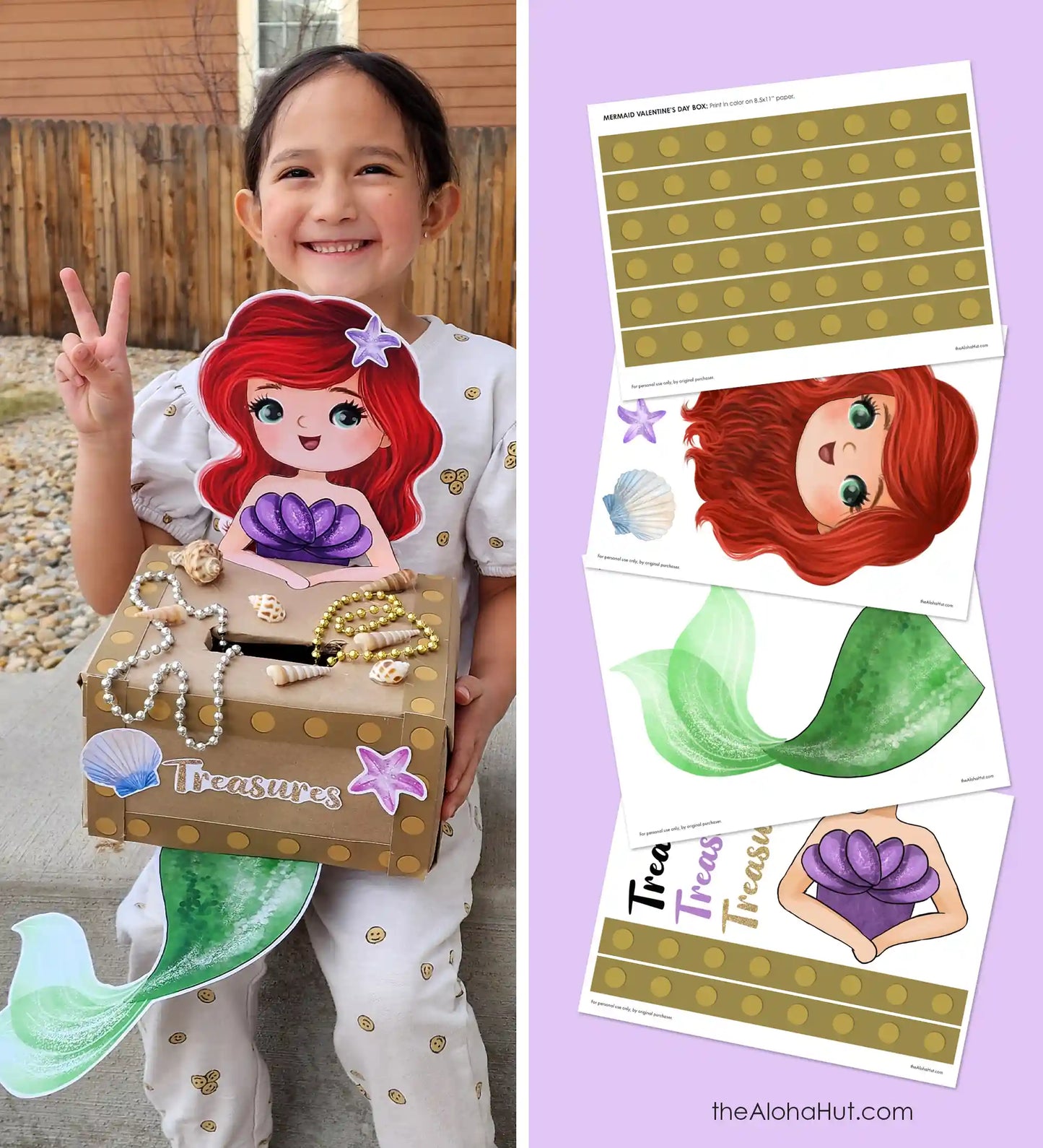 Mermaid Valentine's Day Box