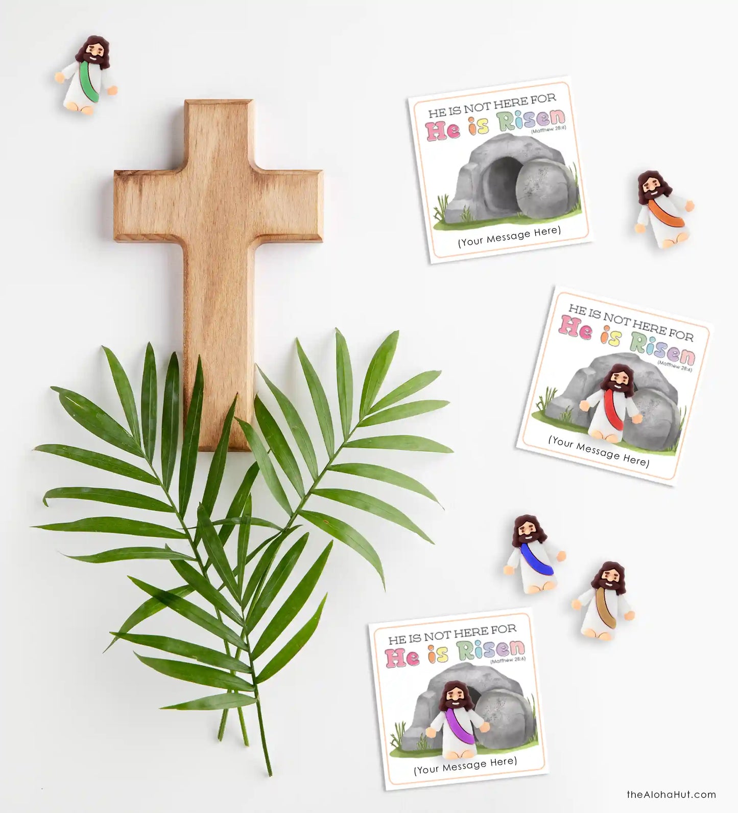 Mini Jesus Figurine Easter Ministering Handout