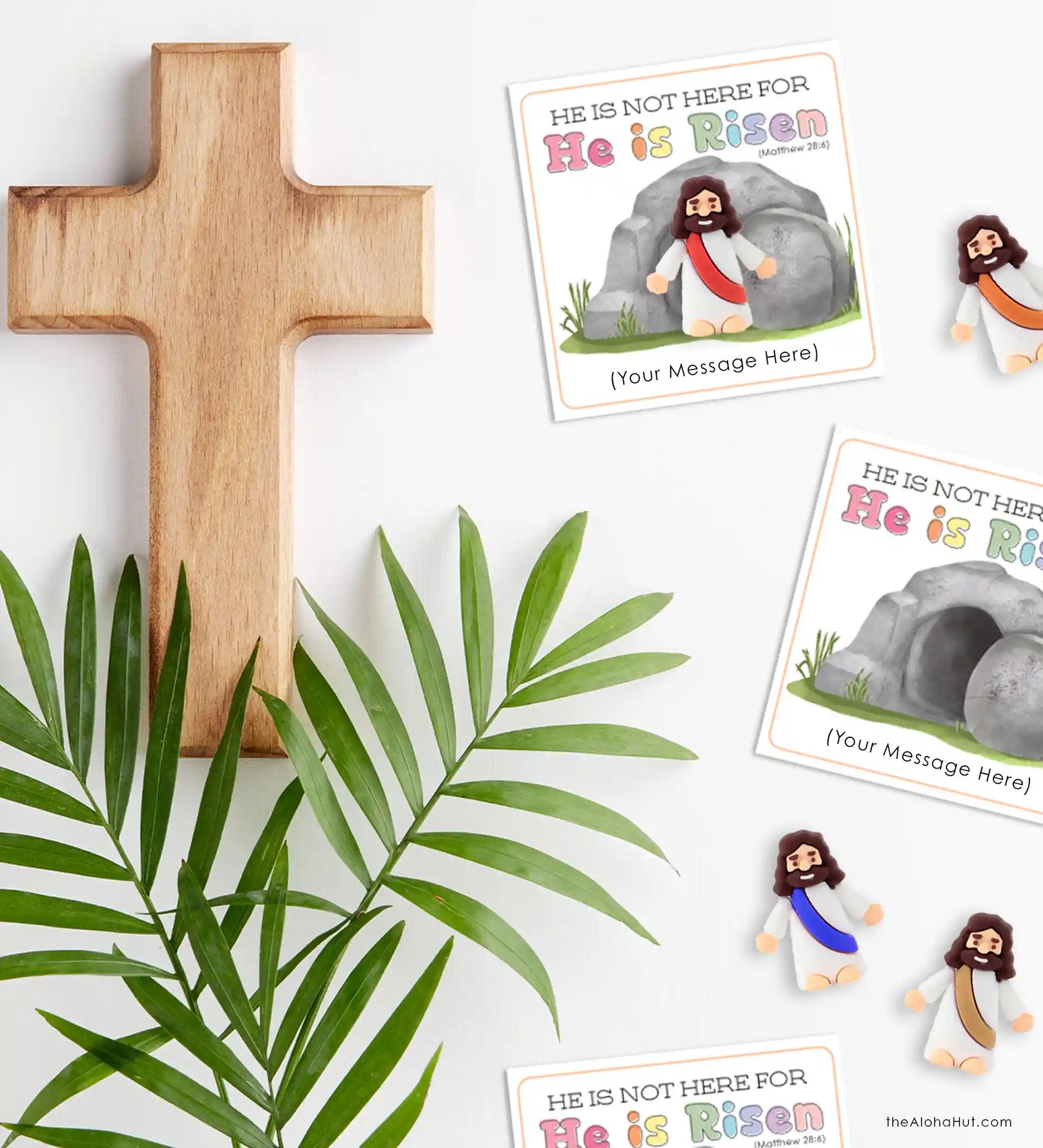 Mini Jesus Figurine Easter Ministering Handout