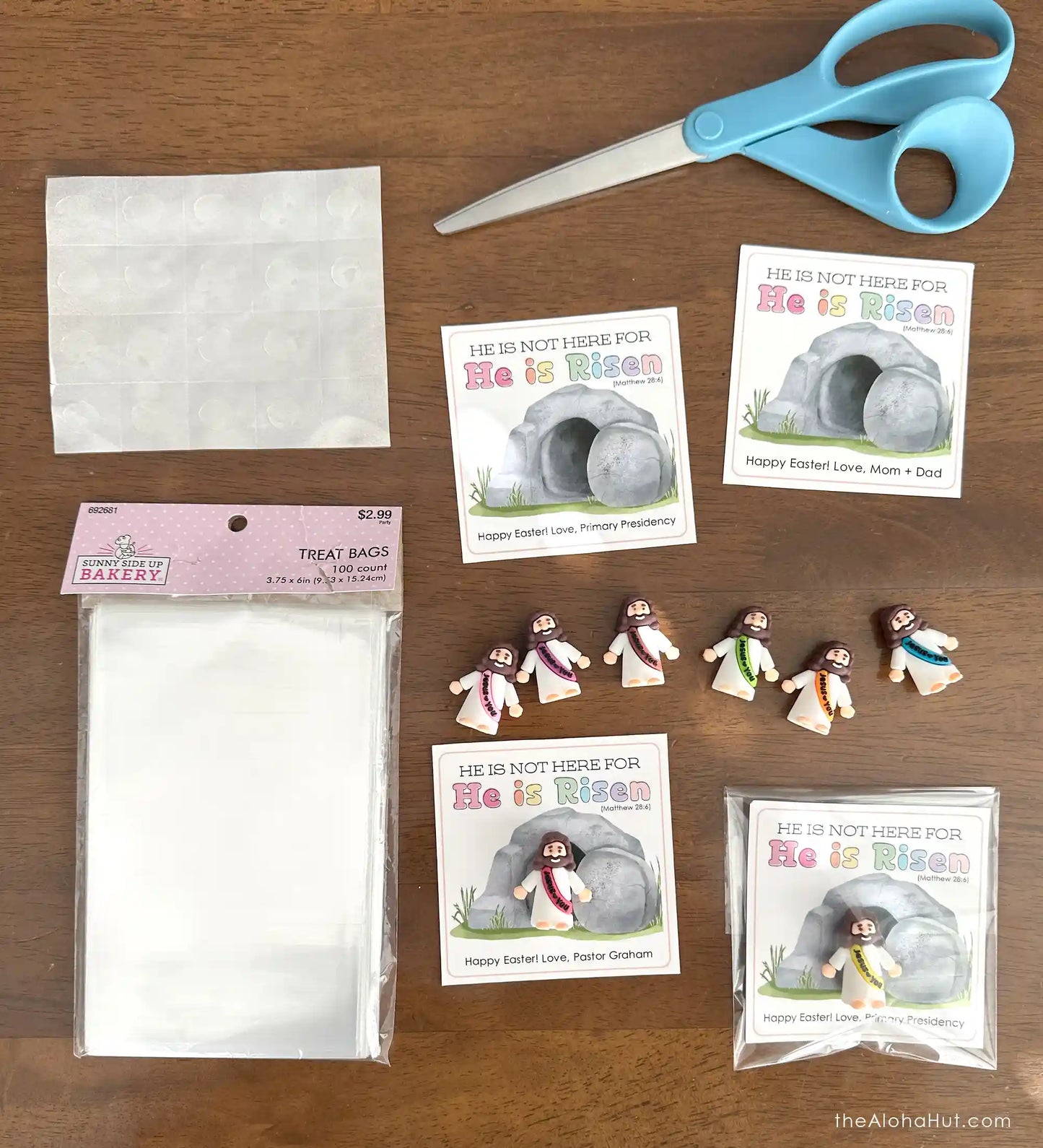 Mini Jesus Figurine Easter Ministering Handout