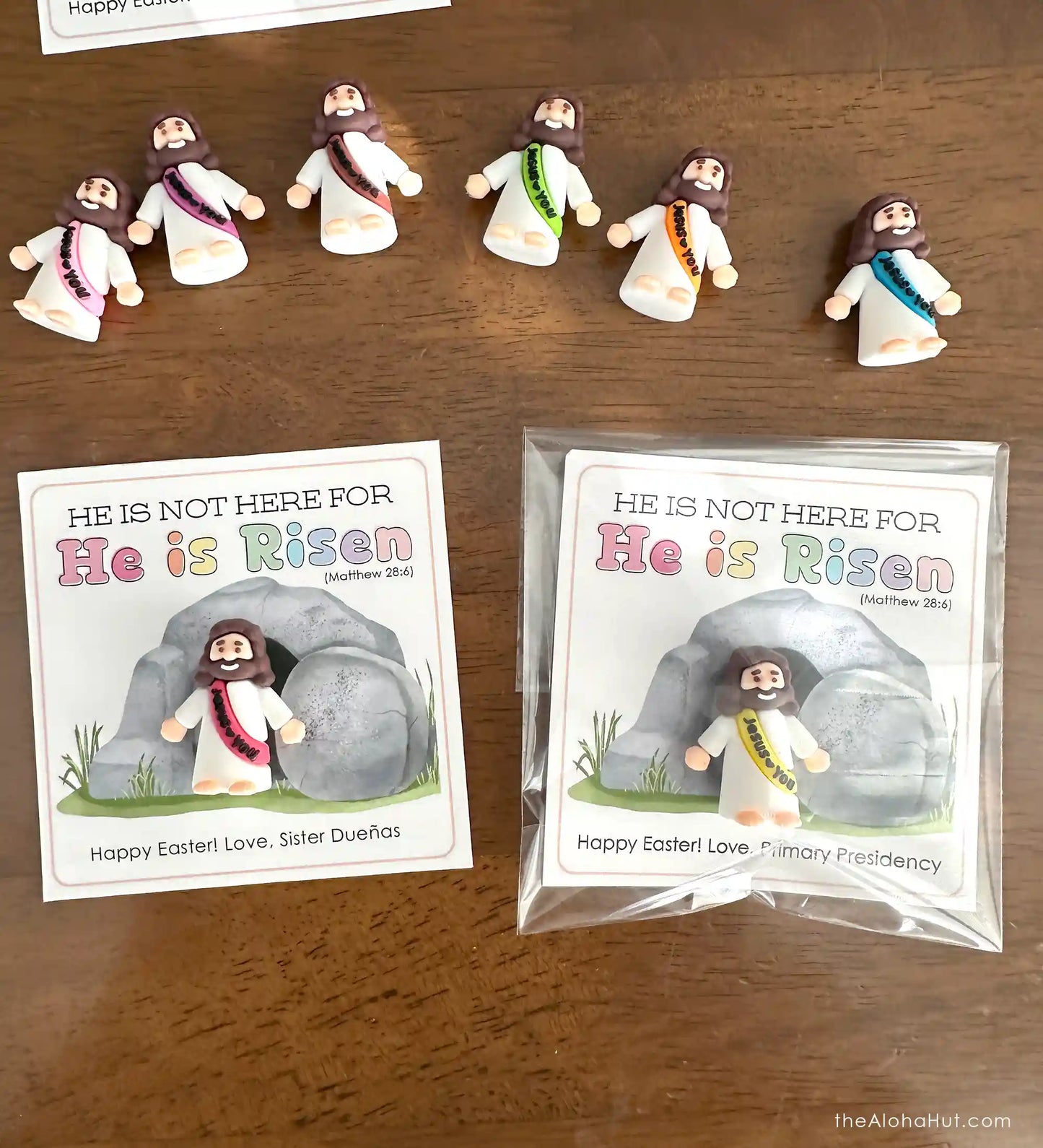Mini Jesus Figurine Easter Ministering Handout