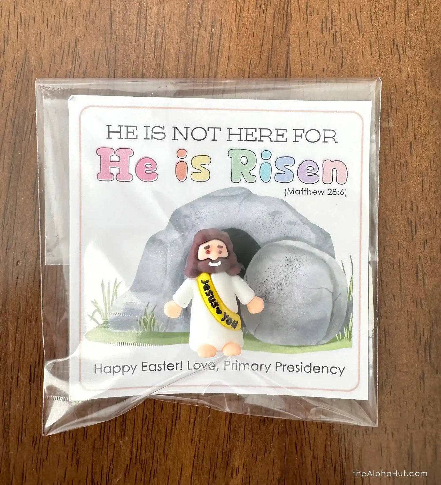 Mini Jesus Figurine Easter Ministering Handout