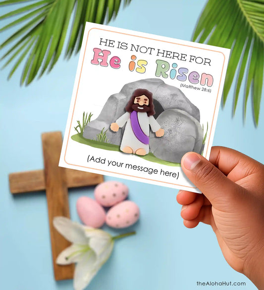 Mini Jesus Figurine Easter Ministering Handout