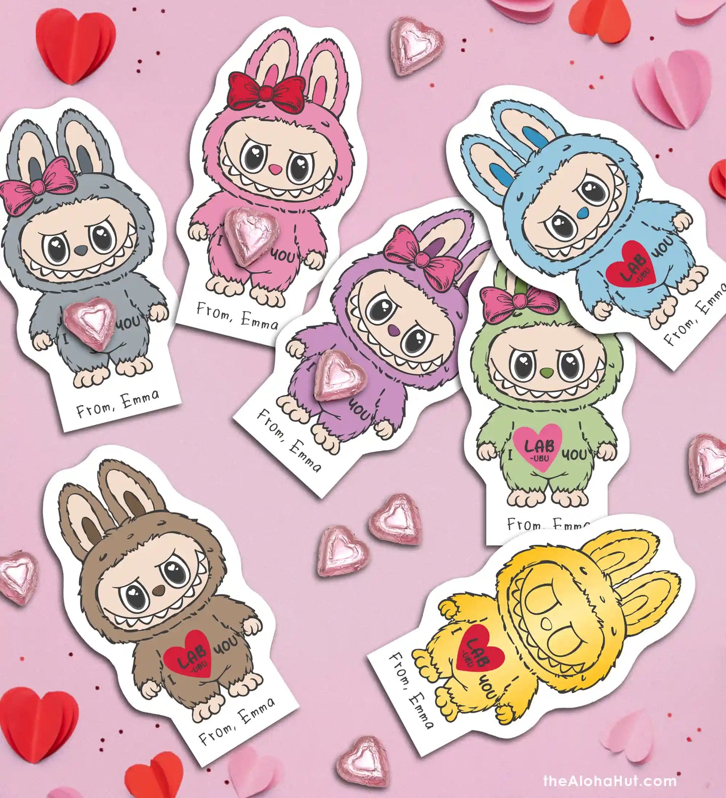 Monster Valentines Card (Digital Download)
