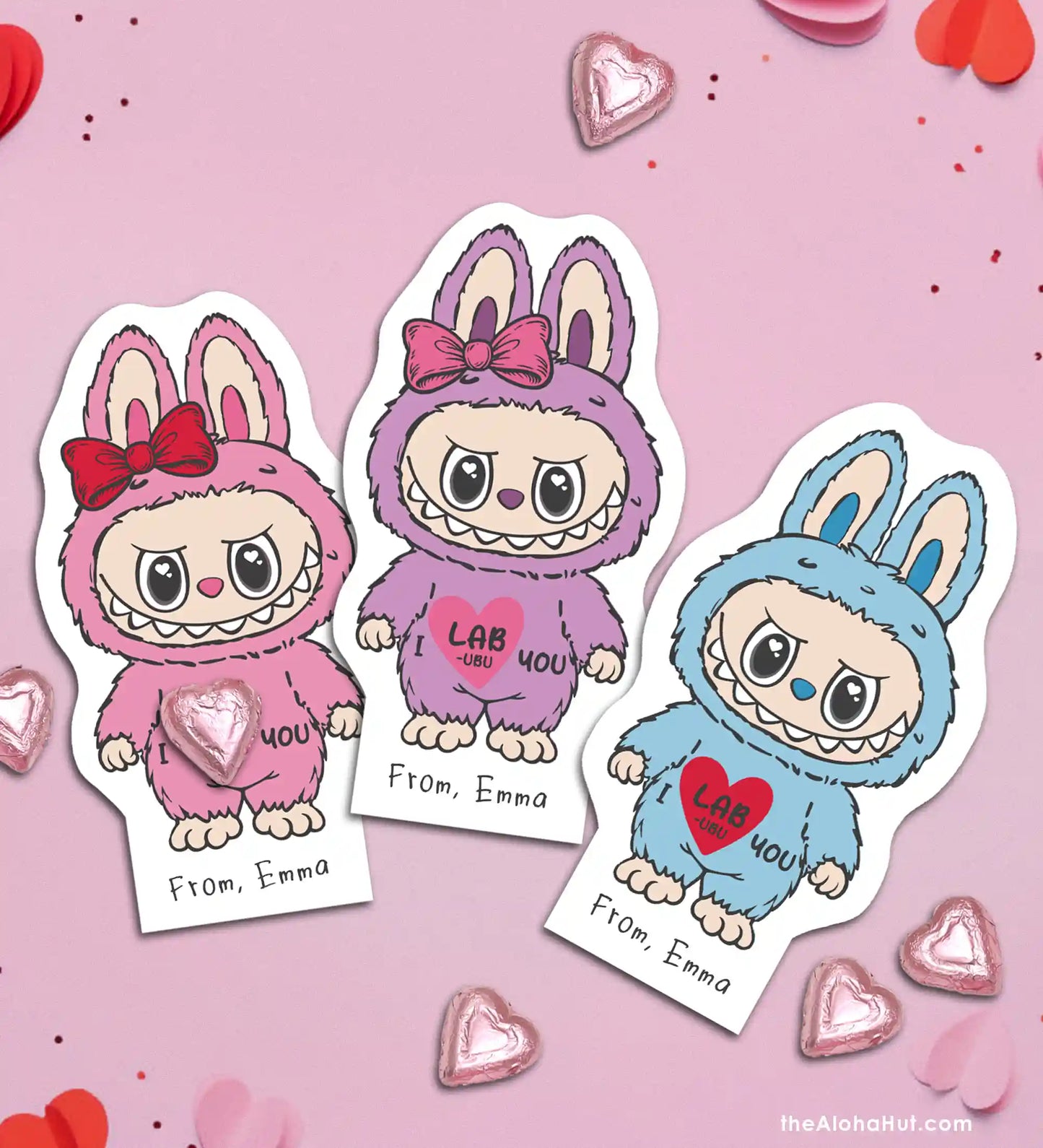 Monster Valentines Card (Digital Download)
