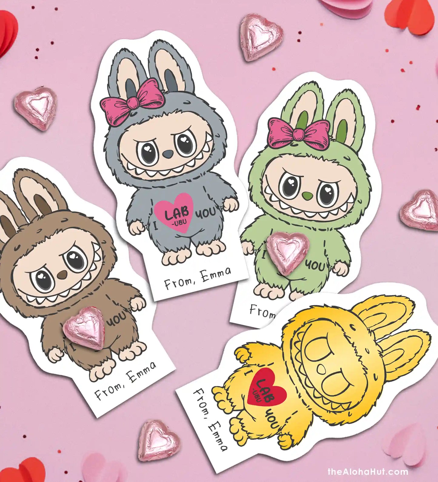 Monster Valentines Card (Digital Download)