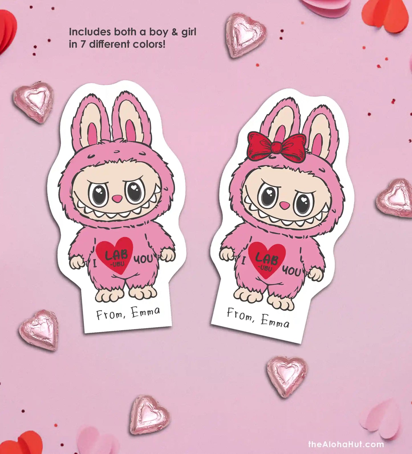 Monster Valentines Card (Digital Download)