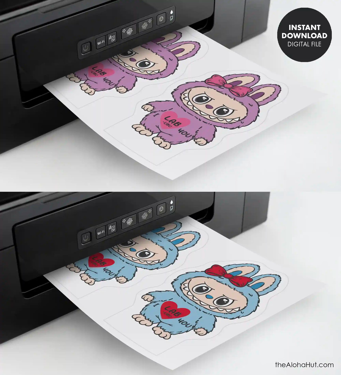 Monster Valentines Card (Digital Download)