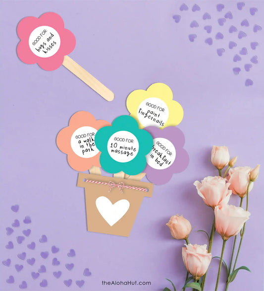 Mother's Day Gift DIY - Flower Coupons