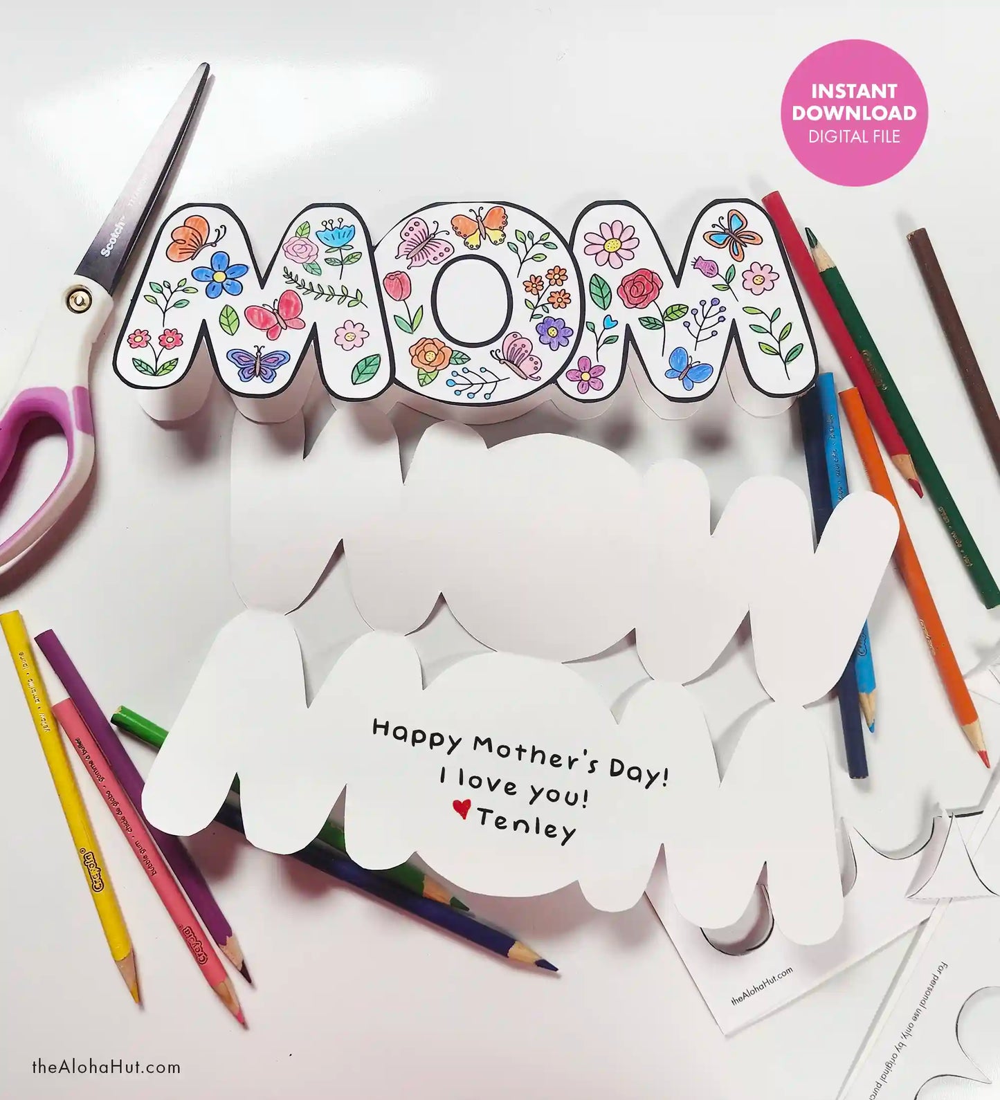 Mother's Day Word Card + Grandma too!