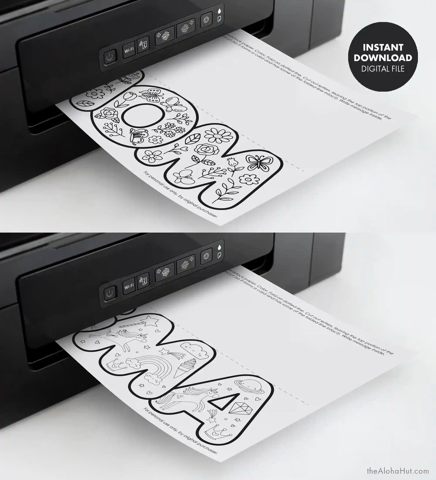 Mother's Day Word Card + Grandma too!