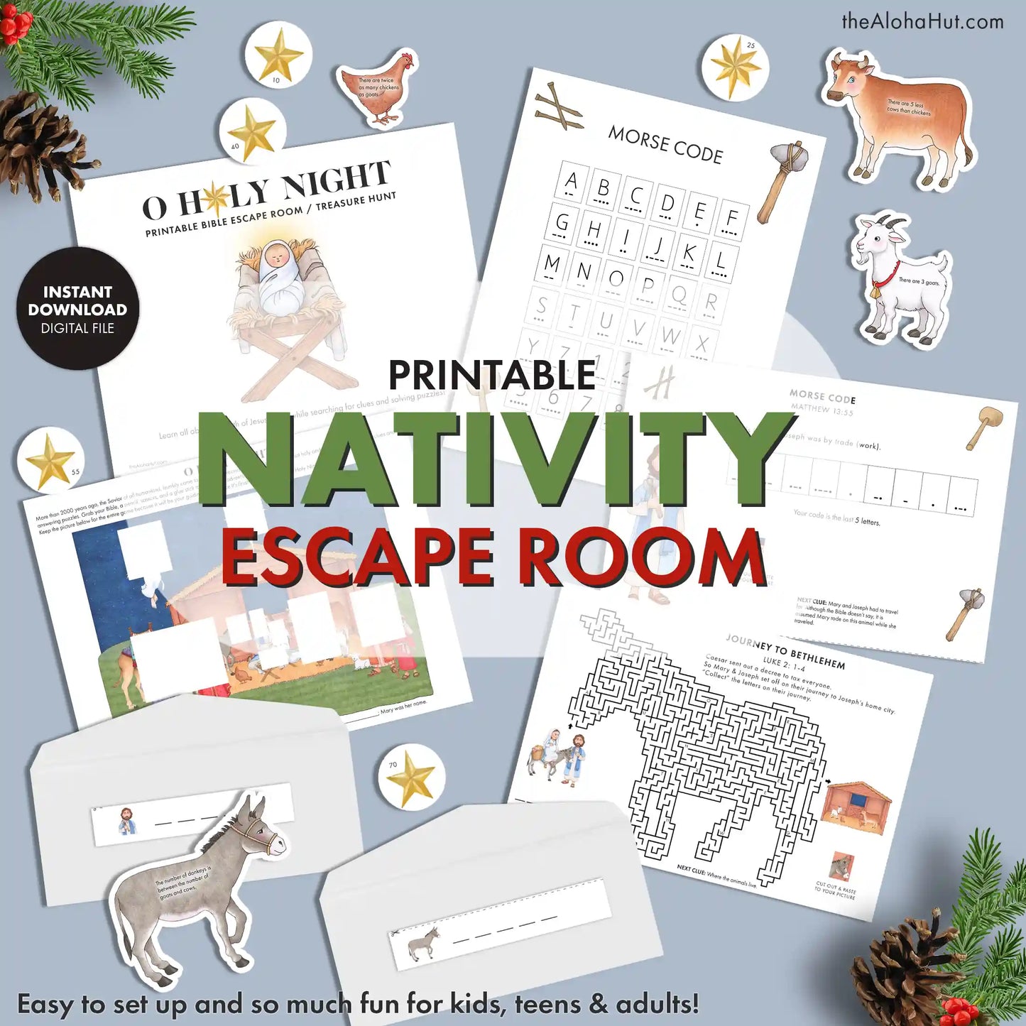 Nativity Escape Room - Christmas Group Activity