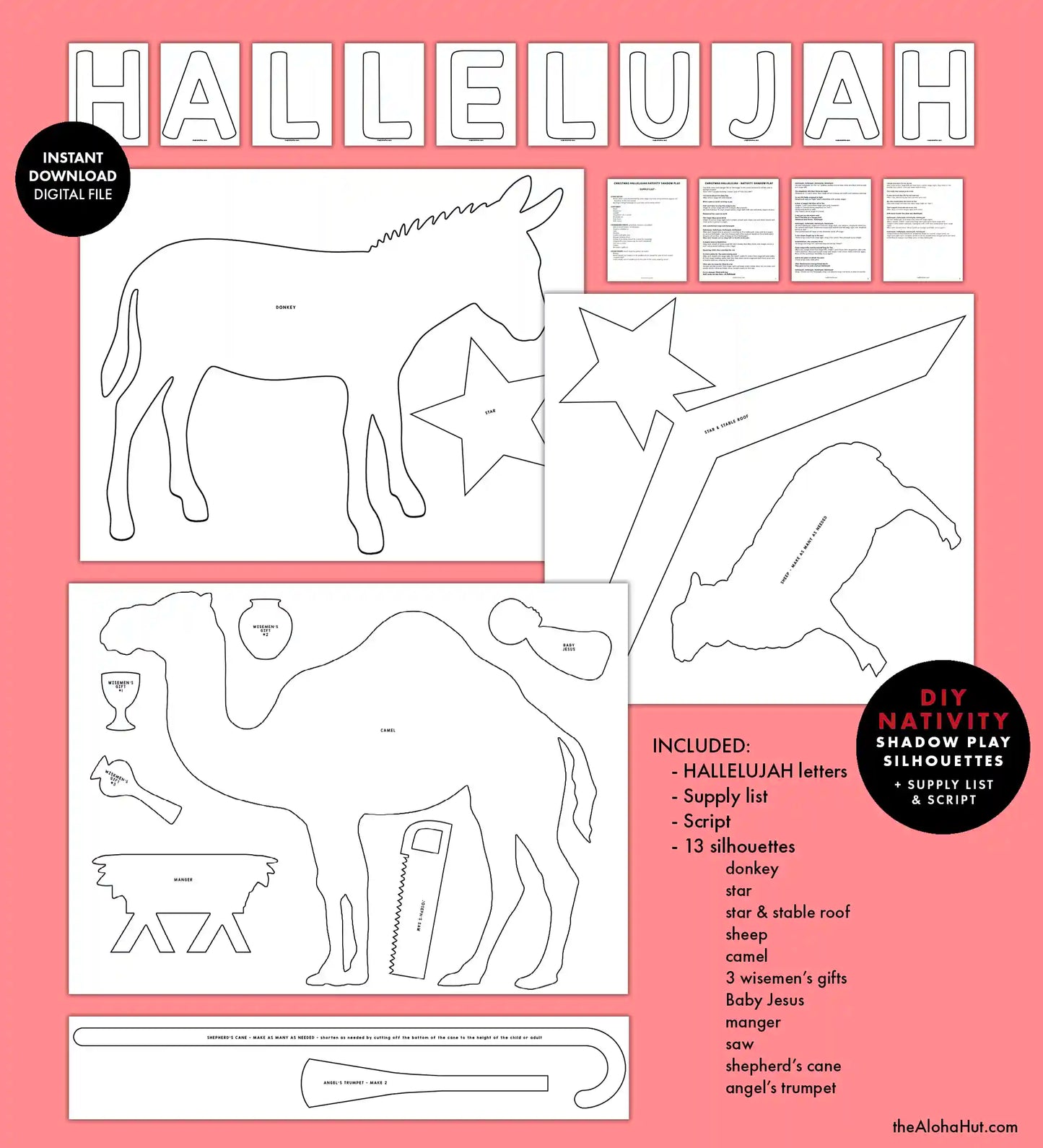 Hallelujah Nativity - Christmas Shadow Play Program