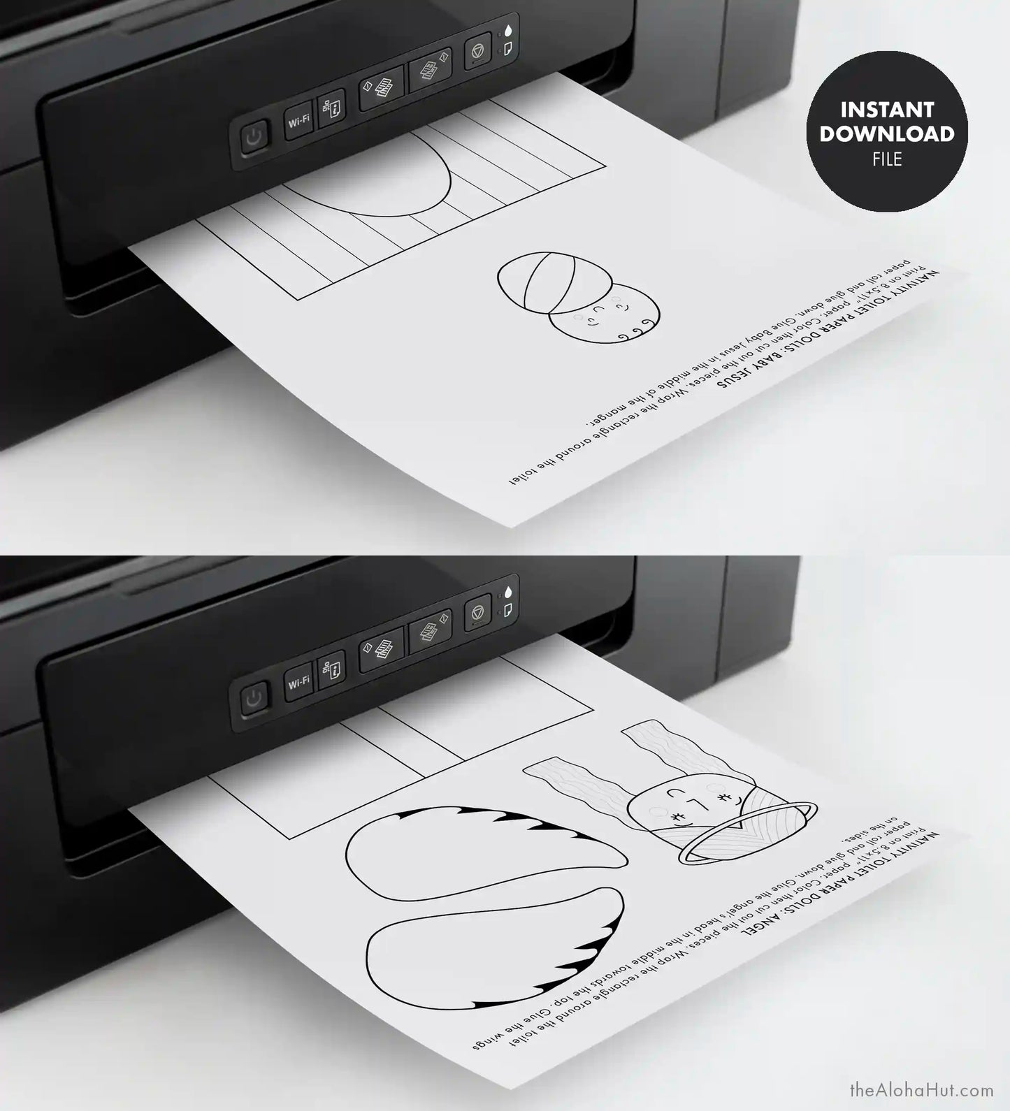 Christmas Nativity Toilet Paper Roll Craft