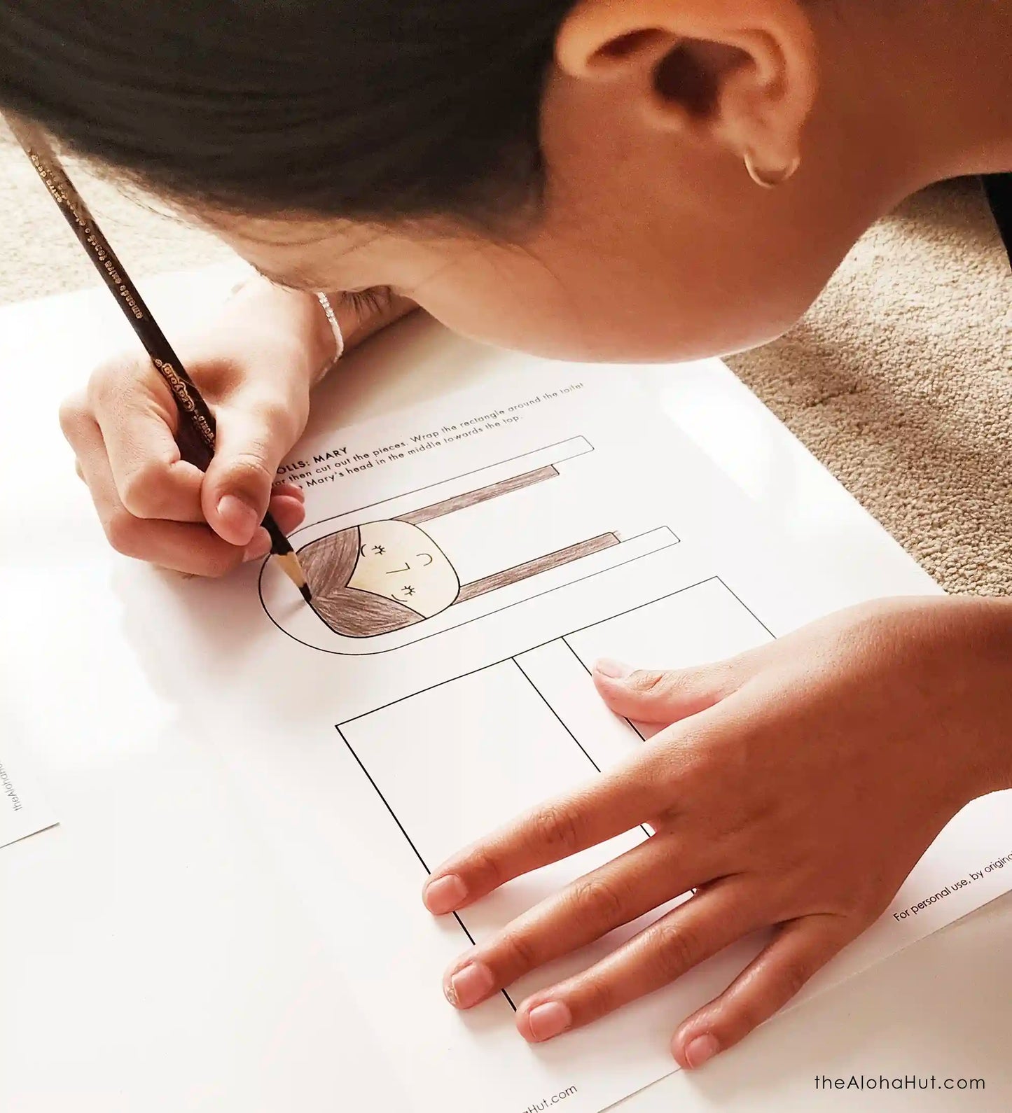 Christmas Nativity Toilet Paper Roll Craft