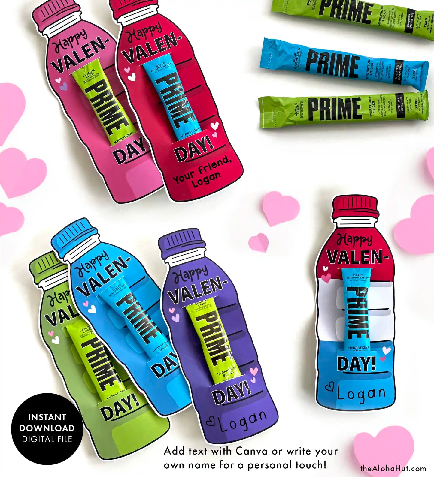 Hydration Drink Bottle Valentines