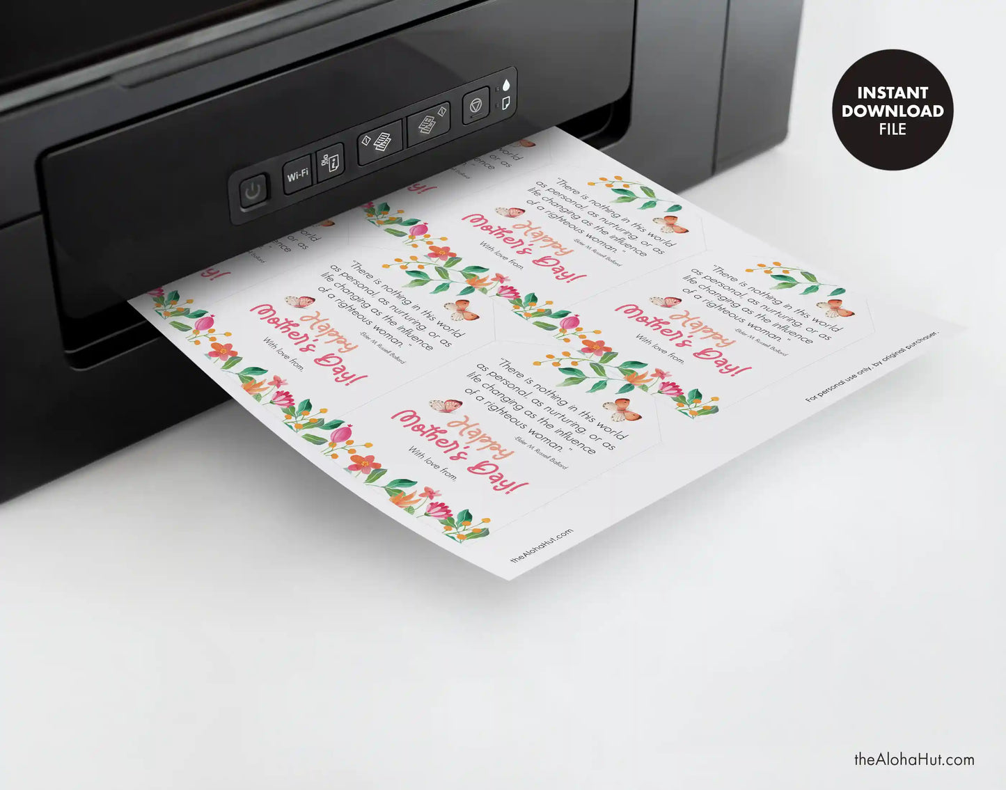 Mother's Day Gift Tag - Ministering Printable