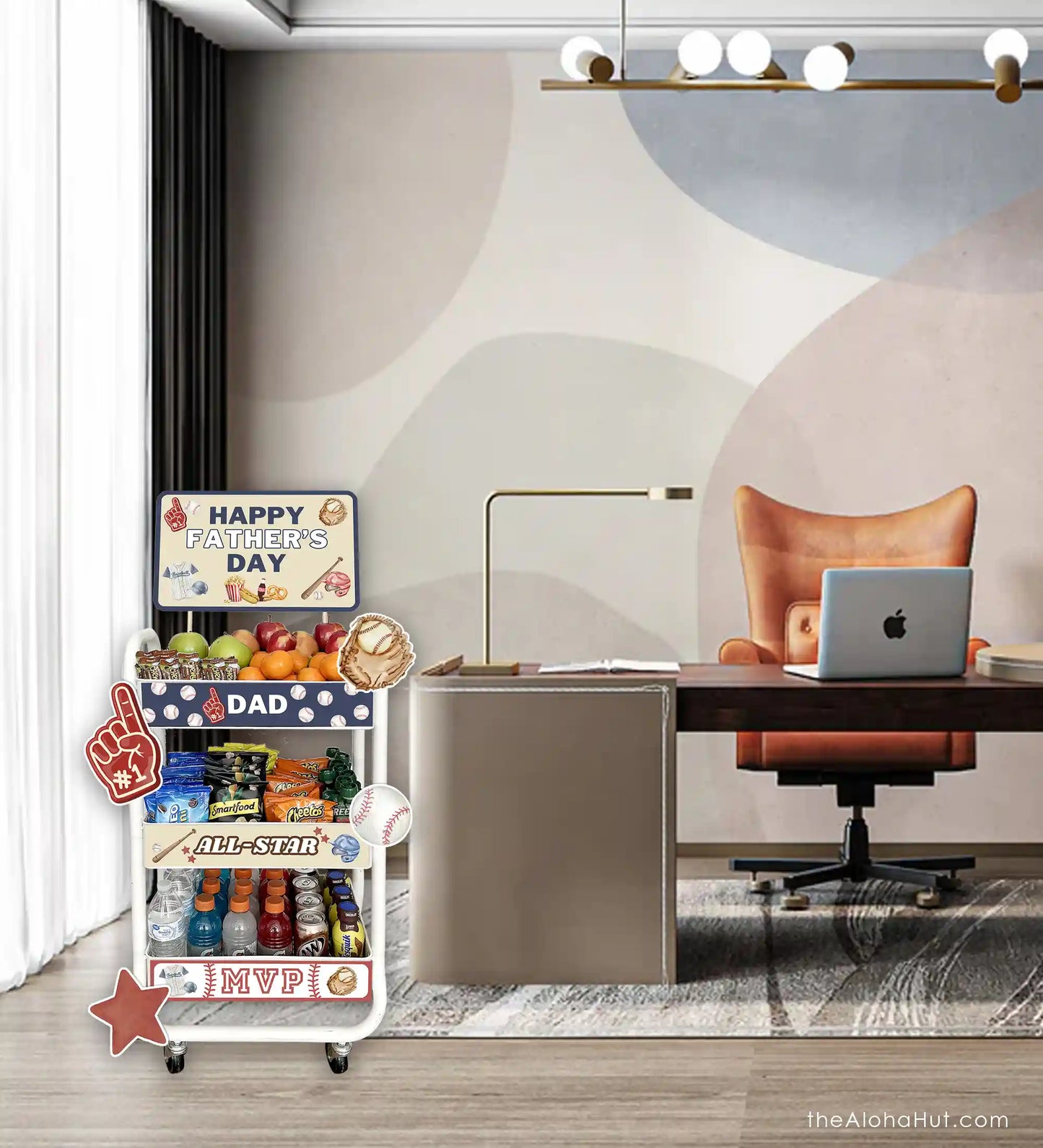 Baseball Snack Cart - Father's Day