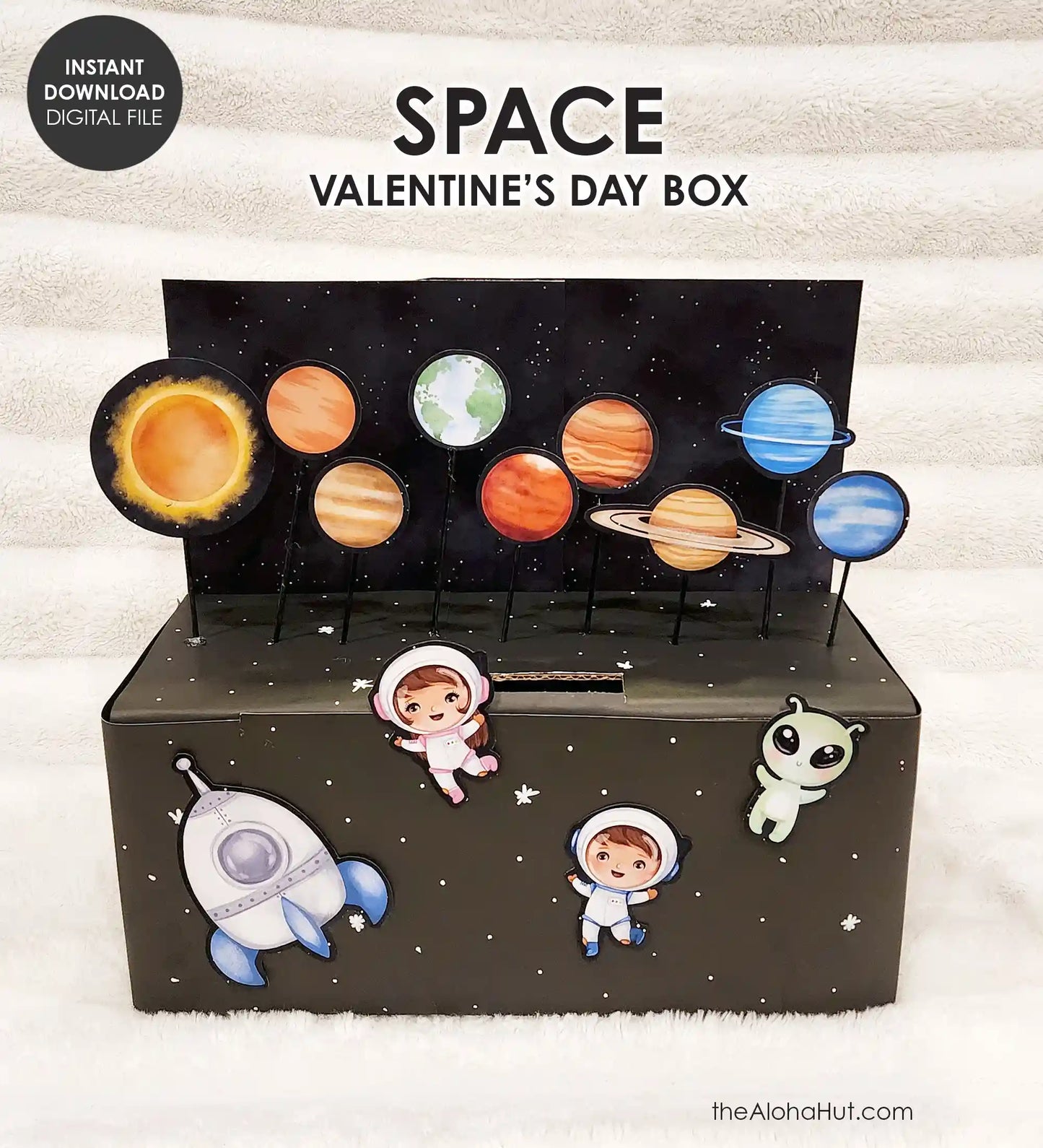 Space / Galaxy Valentine's Day Box