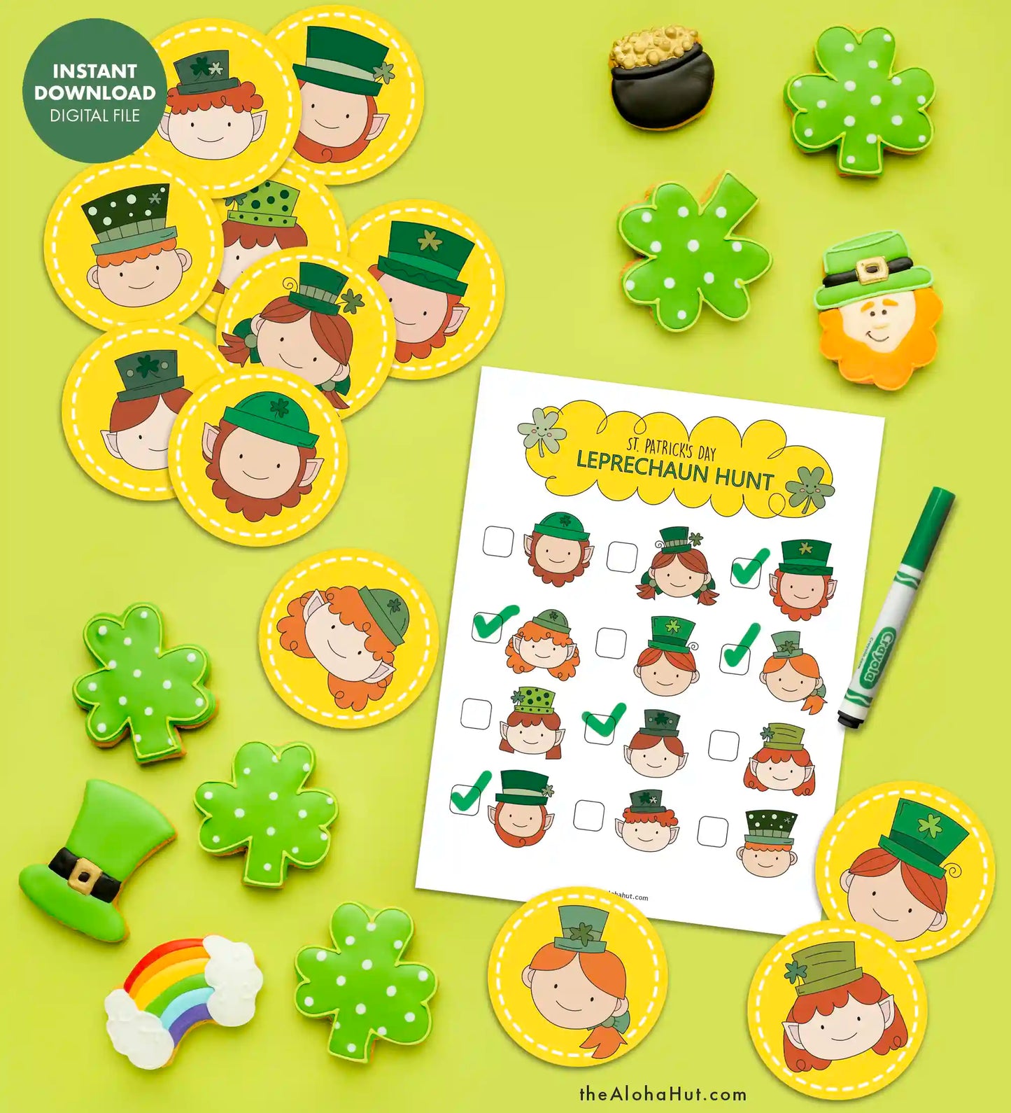 St. Patrick's Day Scavenger Hunt Game