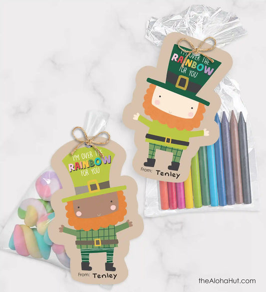 St. Patrick's Day Gift Tag - Over the Rainbow