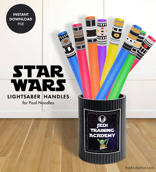 Star Wars Pool Noodle Lightsaber Handles