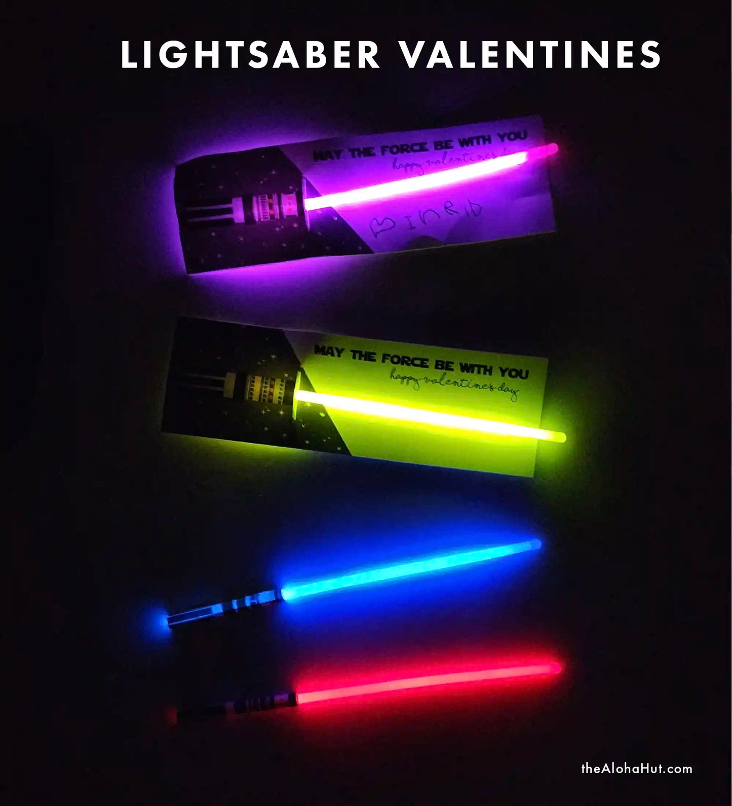 Star Wars Lightsaber - Printable Valentines