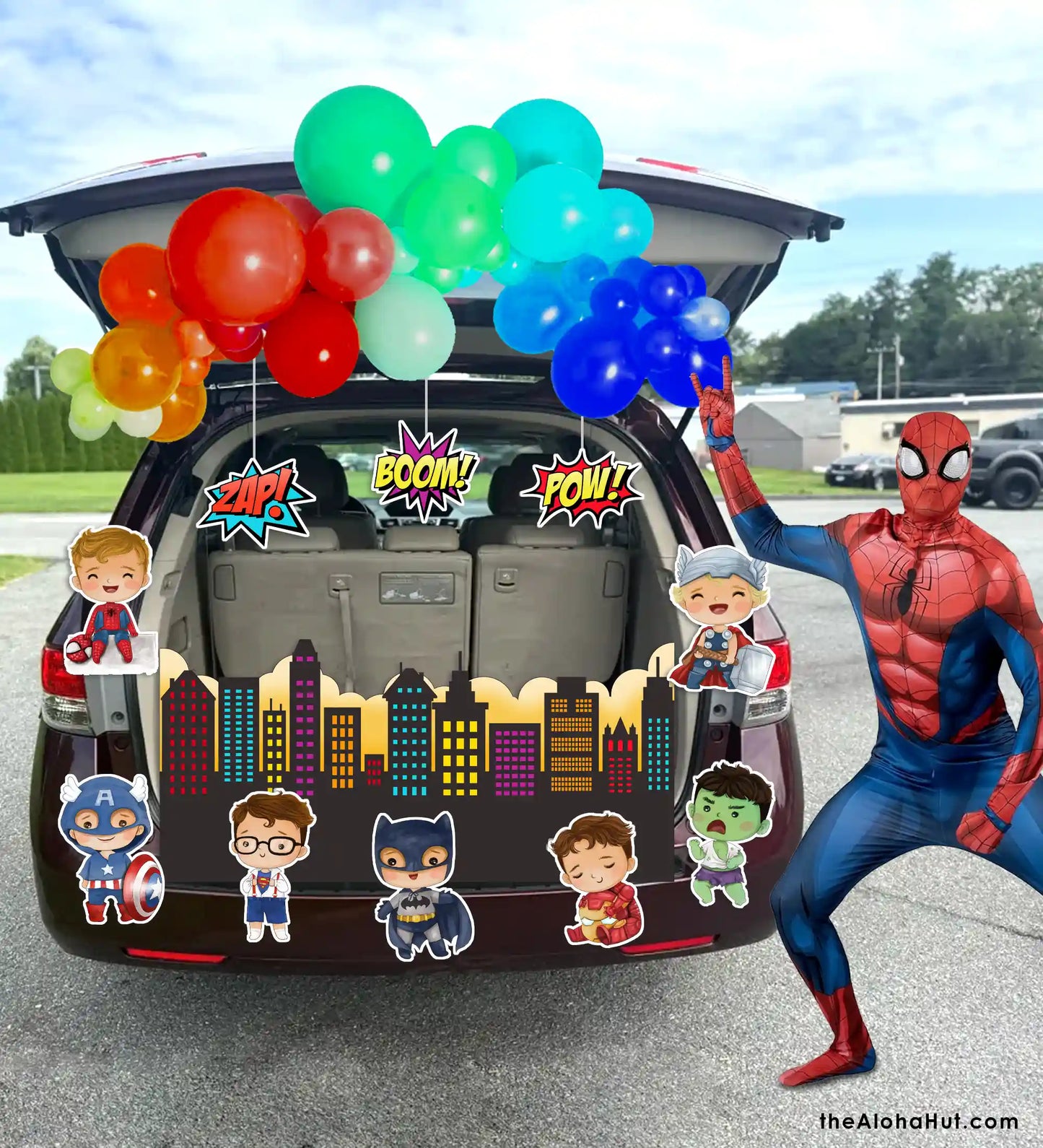Trunk or Treat Halloween Car Decor - Superhero