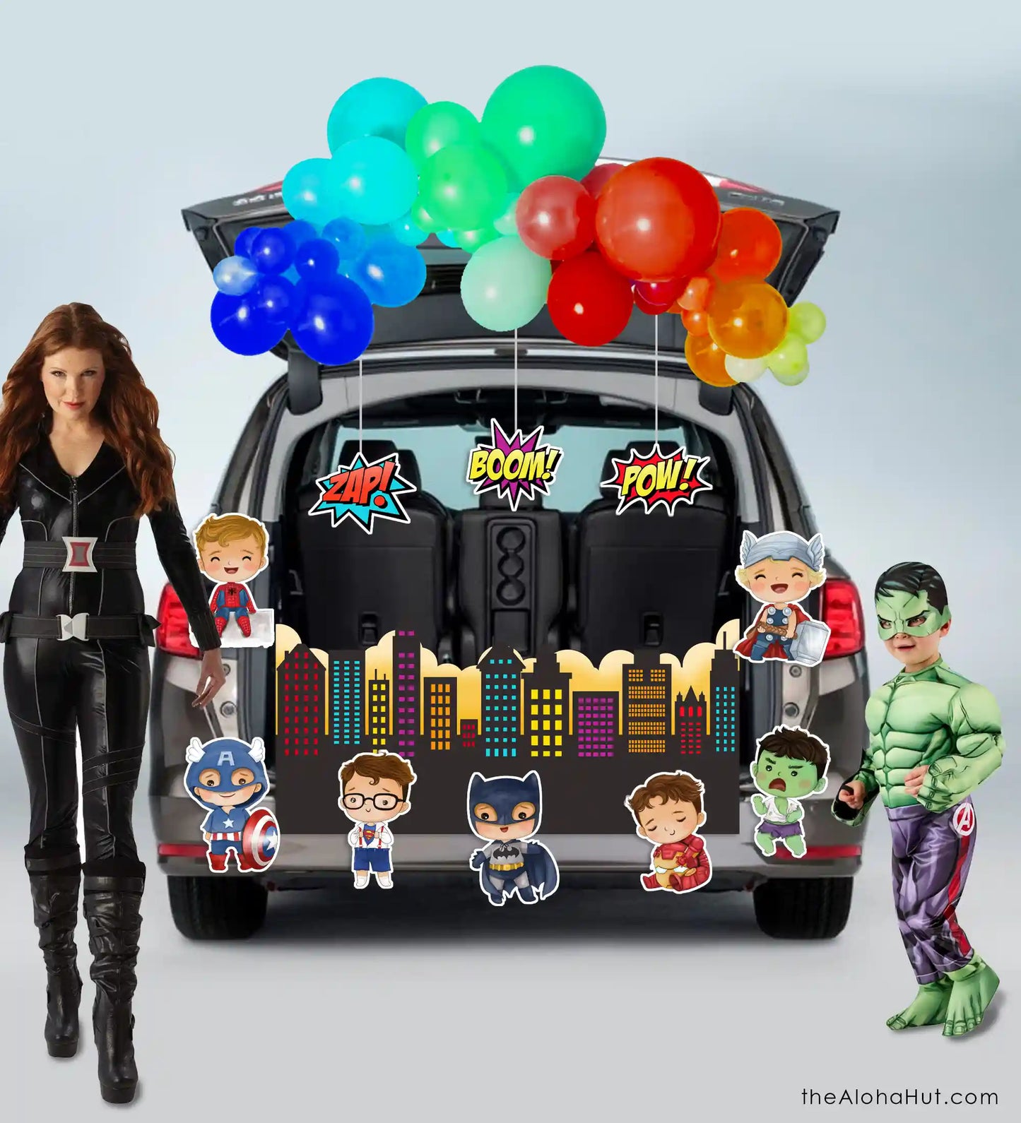 Trunk or Treat Halloween Car Decor - Superhero