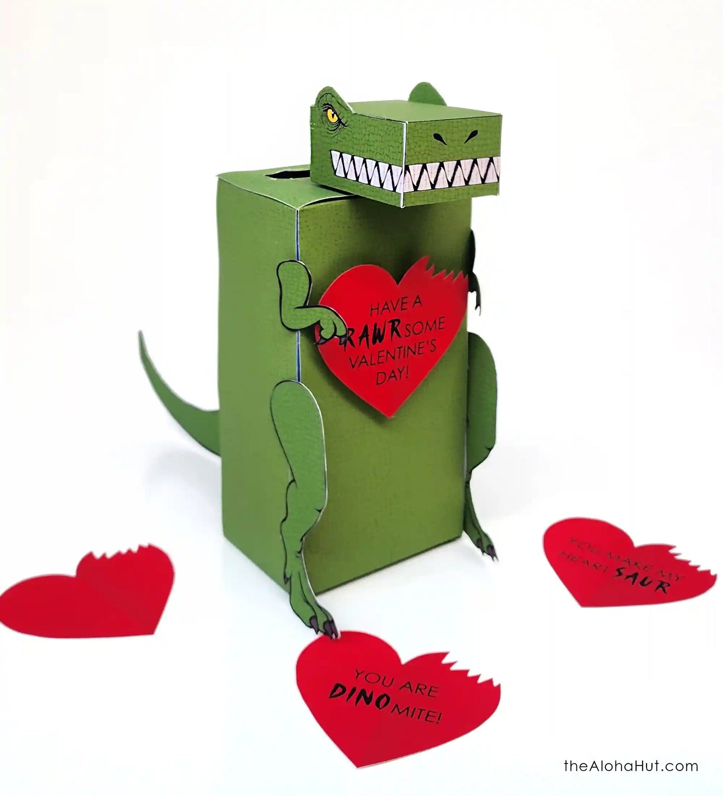 T-Rex Dinosaur Valentine Box