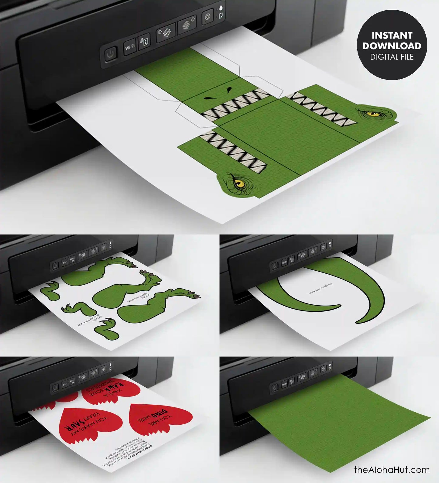 T-Rex Dinosaur Valentine Box