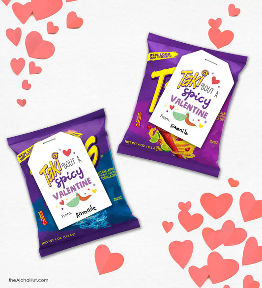 Takis Chips - Printable Valentines