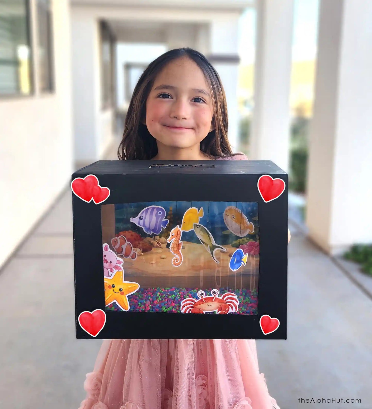 Aquarium Fish Tank Valentine Box