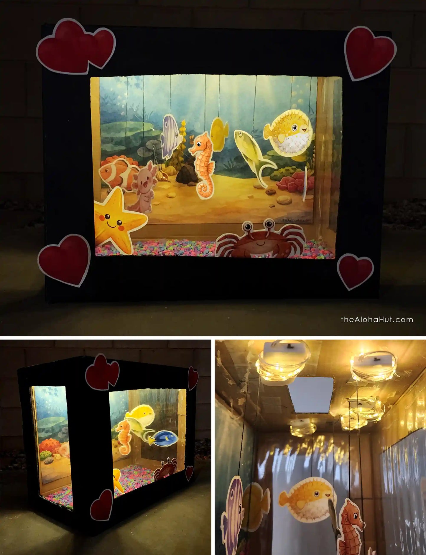 Aquarium Fish Tank Valentine Box