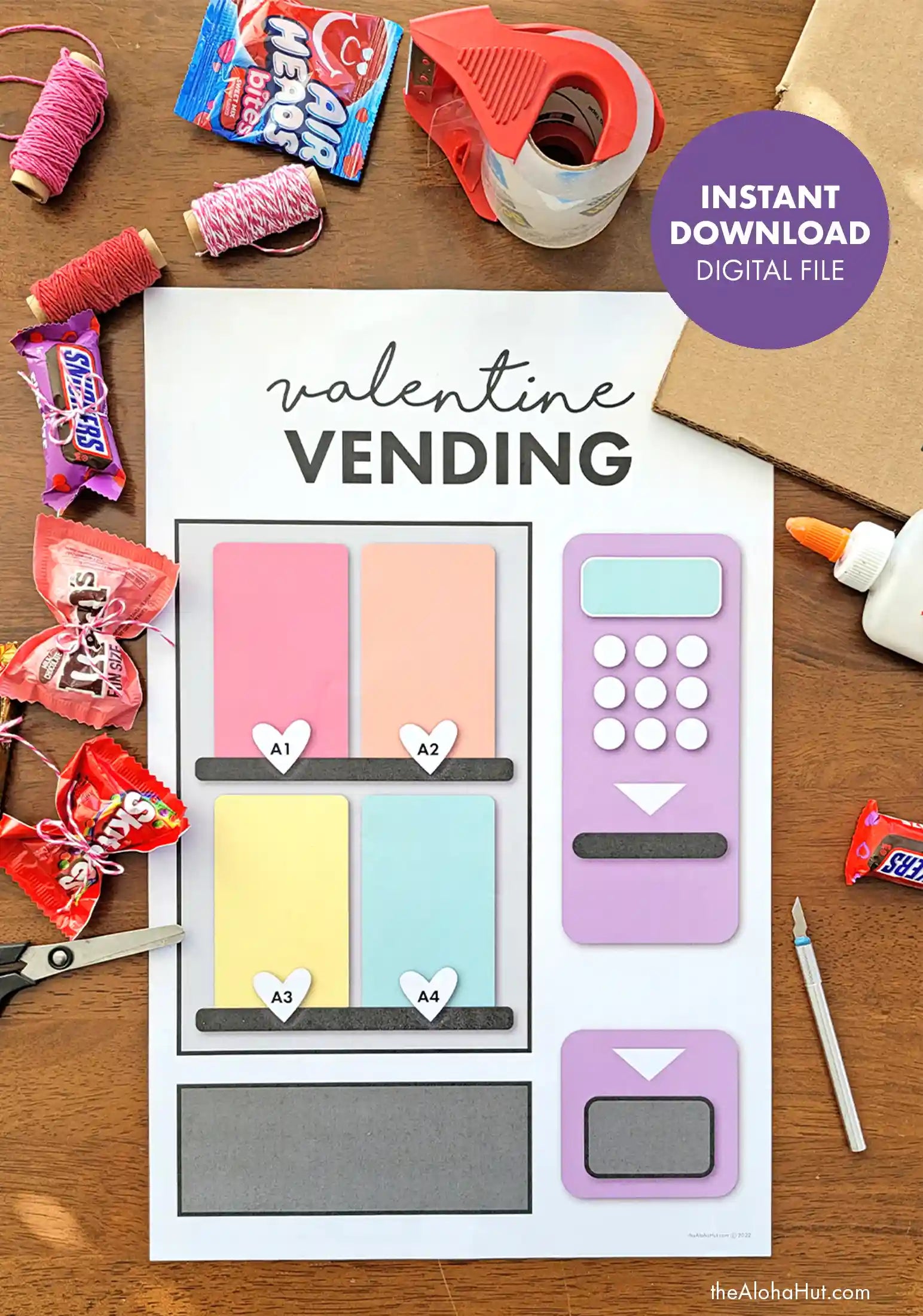 Vending Machine Valentine's Day Box – Aloha Digitals
