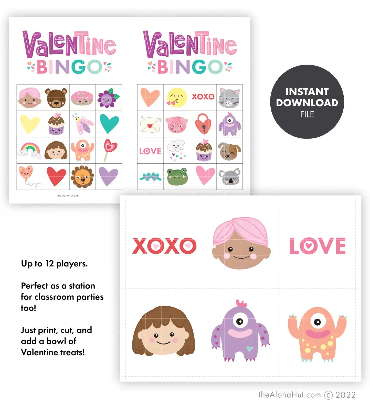 Valentine's Day Party BINGO Game