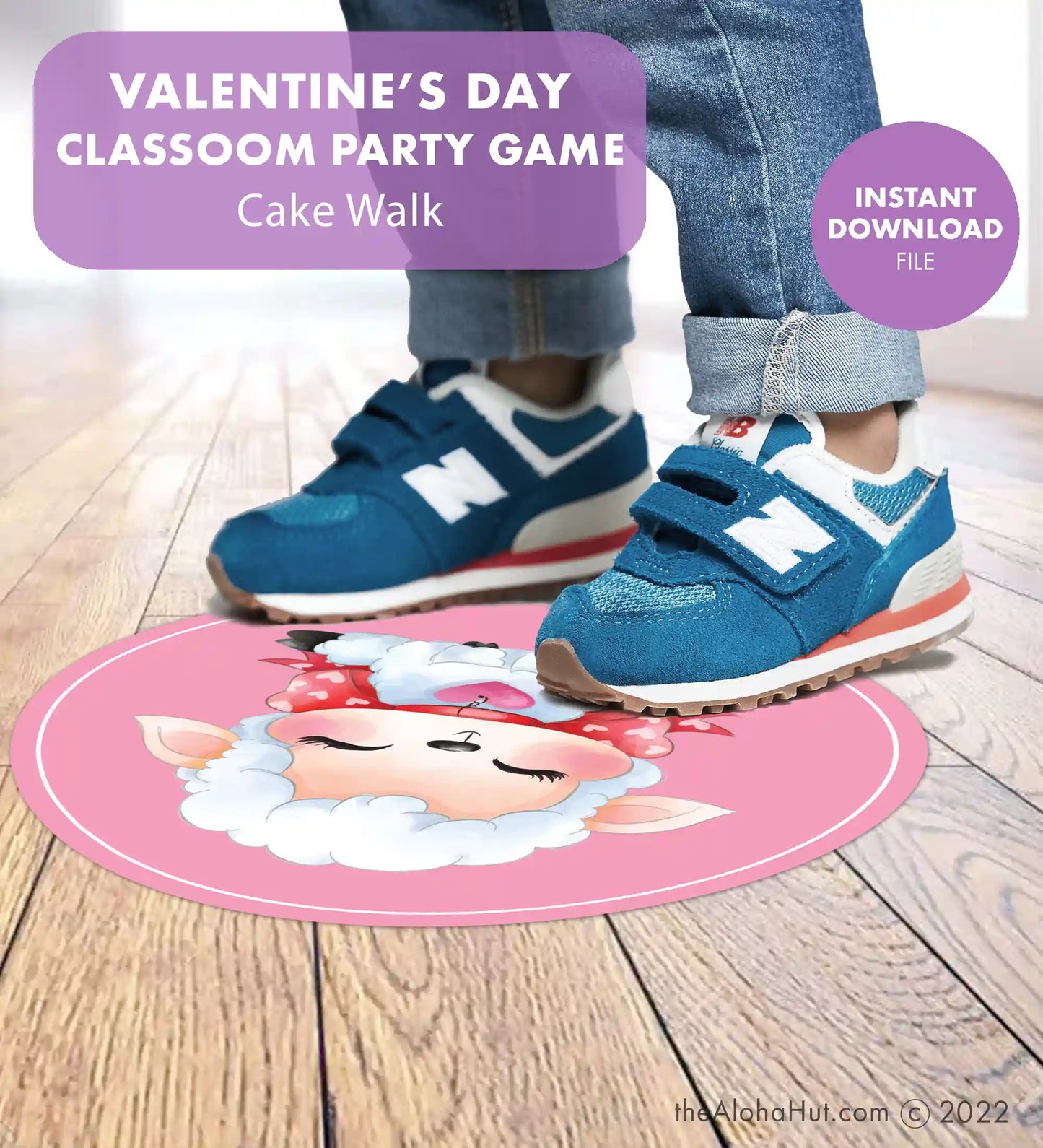 Valentine's Day Party Cake Walk Game