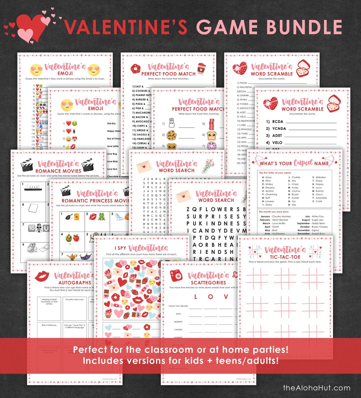 Valentine's Day Game Bundle - 10 Games