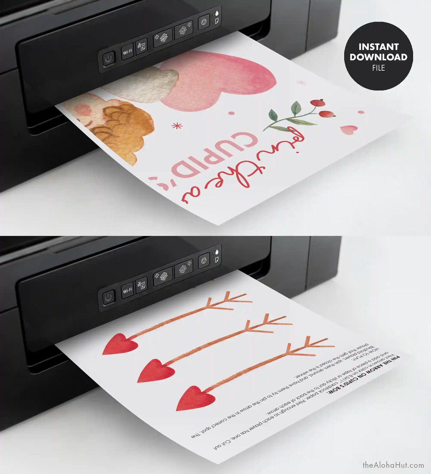 Valentine's Day Party PIN THE TAIL Game