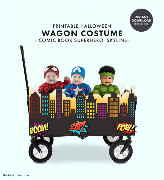 Wagon Halloween Costume - Superhero Skyline