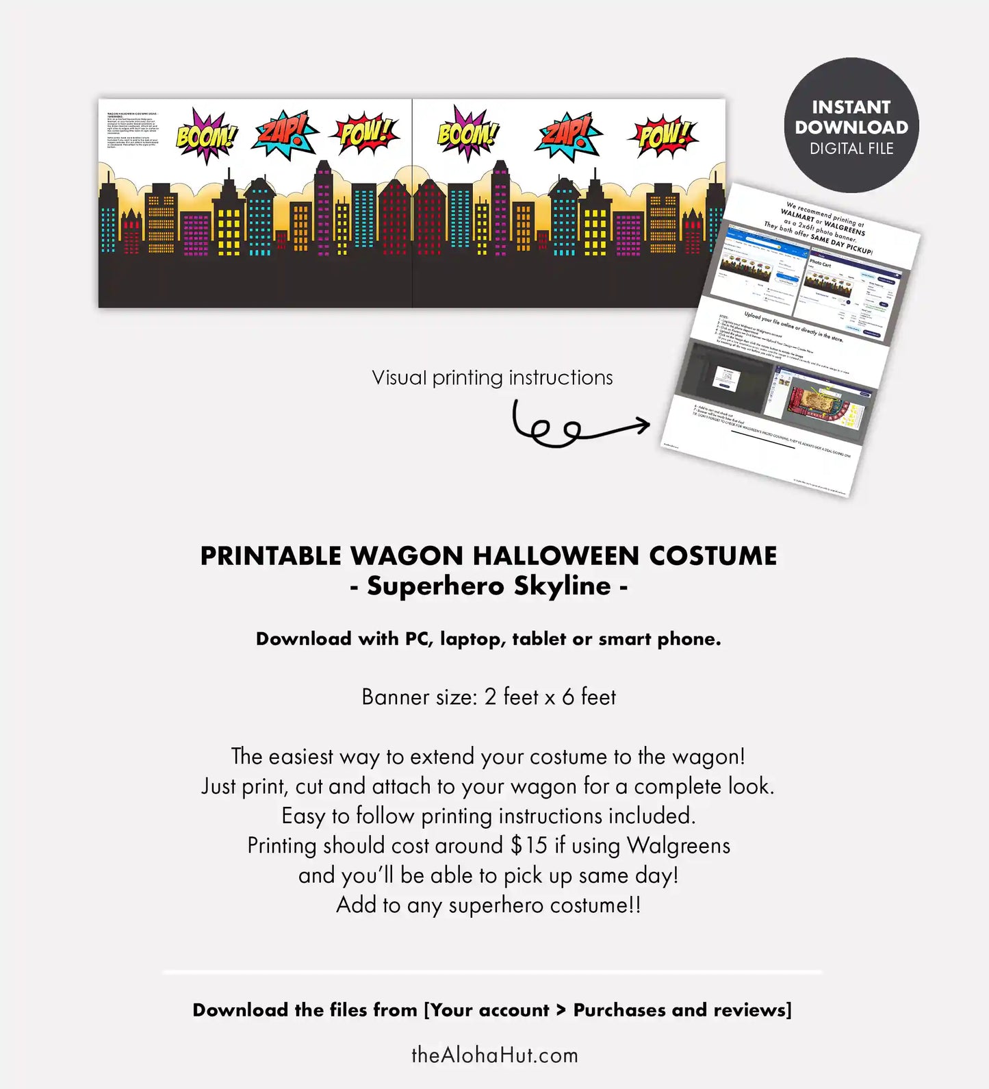 Wagon Halloween Costume - Superhero Skyline